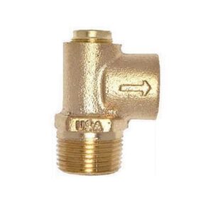 APOLLO 1/2 MIPXFIP BRONZE 125PSI PRESSURE RELIEF VALVE WITH SILICONE SOFT SEAT