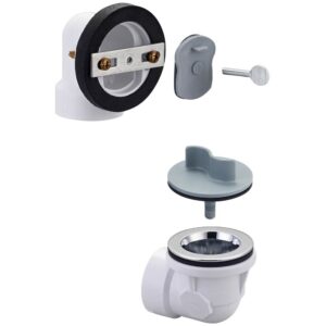 OLYMPIA OVERFLOW AND WASTE DRAIN PVC ROUGH-IN KIT